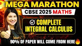 Complete Integral Calculus Marathon  | All Concepts & Questions |  CBSE 2025 | Namrata Ma’am