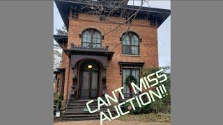 High End Antique Auction In An 1874 Historic House! Amazing! ~ Auction Adventure