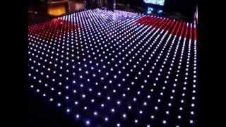 Illuminated LED Pixel RGB Visualisation Dance Floor | Animations and dmx