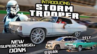 DONKMASTER SHOWS OFF HIS NEW DONK BUILD AT STREET WHIPZ CAR SHOW W/ 2FLY & @Quan Trackhawk Racing