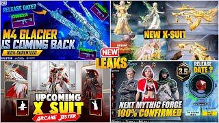 OMG  NEW X-SUIT IS HERE | GLACIER️M416 IS BACK | NEXT MYTHIC FORGE NEW SHAKE LOBBY| PUBGM/BGMI