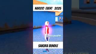 NARUTO  EVENT SAKURA BUNDLE #alonegaming78 #freefirexnaruto  #freefire #shortvideos