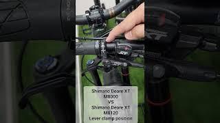 Shimano Deore XT brake lever clamp position