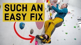 Is this the most common technical error in climbing?
