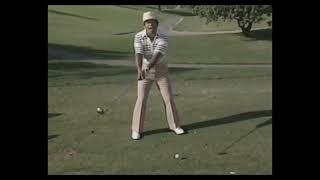 Lee Trevino in depth back swing lesson, body alignment, start of swing