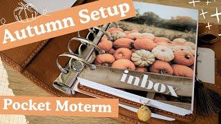  Autumn Planner Setup   Pocket Moterm Ring Planner - FREE PRINTABLE LINK IN DESCRIPTION