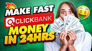 Make Fast Money With Clickbank ($300 in 24/hrs) FREE Step by Step!