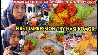 FIRST IMPRESSION COBA NASI KOMOK DI MALAYSIA, TAK MENYANGKA RASA AYAM GORENG SEPERTI INI