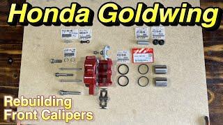 Honda Goldwing | Rebuild Front Brake Calipers 