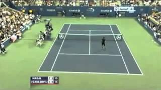 US Open 2010 Rafael Nadal vs. Teimuraz Gabashvili Highlights