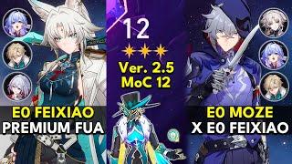 E0 Feixiao Premium FUA & E0 Moze | Memory of Chaos Floor 12 3 Stars | Honkai: Star Rail 2.5