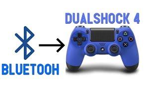 Как подключить DUALSHOCK 4 к PC  по USB и BLUETOOH ( по юсб и блютузу)