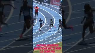 Sha'Carri Richardson smokes 100m heat at USATF L A  Grand Prix