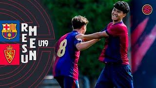 RESUMEN: FC Barcelona vs Real Zaragoza Juvenil A U19 2024