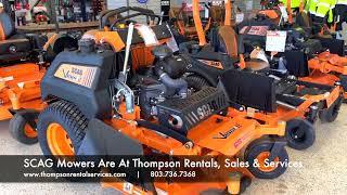 Your Local SCAG Lawn Mower Dealer - Thompson Rental, Services & Sales