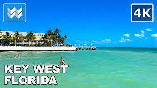 [4K] Key West, Florida USA - Duval Street Walking Tour Vlog & Vacation Travel Guide  Binaural