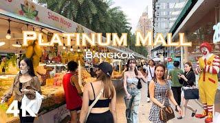 【4K real sound】A leisurely stroll through the bustling markets of downtown Bangkok in the afternoon