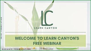 Learn how to formulate cosmetic products - Learn Canyon Formulation School