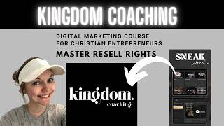 Digital Marketing Course with master resell rights…KINGDOM COACHING!