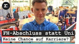 FH-Abschluss statt Uni - Keine Chance auf Karriere? | reporter