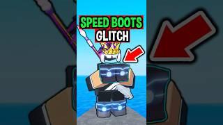 SPEED GLITCH Using NEW SPEED BOOTS in Roblox Fisch..