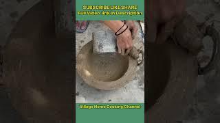 amazing art mitti ka chulha | clay oven mud stove traditional life village life #shorts #art #clay