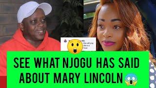 NJOGU'S POST GÛTIGA ANDÛ MEGEGEIRE SEE WHAT HE'S SAID LIVE LIVE ABOUT MARY LINCOLN 