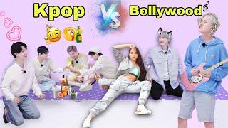 BTS Guess Bollywood vs kpop song   // Hindi dubbing