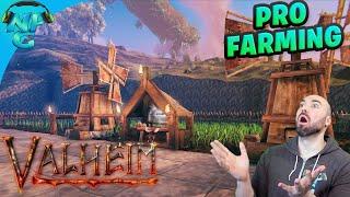 VALHEIM - How to PRO Farm Crops in Valheim and the Epic Farming Base Build!!