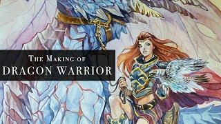 Watercolor Process - The Making of Dragon Warrior