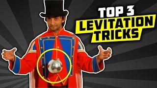 3 SECRET LEVITATION MAGIC TRICKS REVEALED (step-by-step)!