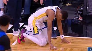 Jordan Poole ALMOST ends Warriors championship run with another INJURY scare with Steph Curry out 