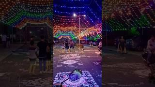 Festival Mode OnCity Of Joy#viral#shortvideo#youtubeshorts #light#rangoli#durgapuja #shorts#kolkata