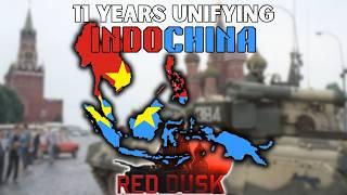 11 Years Unifying Indochina in Red Dusk
