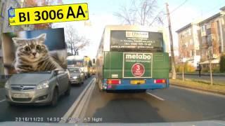 Полтава кольцевой автобус | создание аварийной ситуации (ВІ 3006 АА)