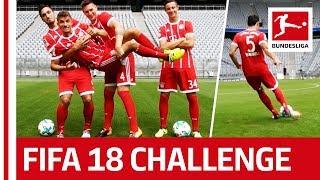 Müller, Hummels & Co. - FIFA 18 Bundesliga Free Kick Challenge - FC Bayern München