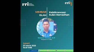 L I V E | MIMBAR ISLAM - Keistimewaan Di Bulan Ramadhan