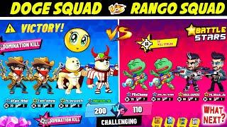 DOGE SQUAD VS RANGO SQUAD || BATTLE STARS DOGE & RANGO SQUAD GAMEPLAY || TECHNO GAMERZ