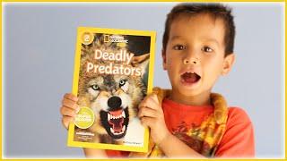 National Geographic Kids "Deadly Predators" Kid Book Review (Brainster Mom Short)