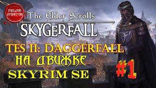 TES V SKYGERFALL  Прохождение #1  TES II: DAGGERFALL на ДВИЖКЕ SKYRIM SE