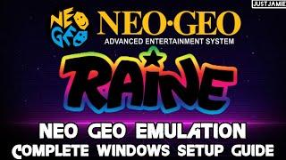 RaineNeo Geo Emulation Setup Guide 2024 #snk #neogeo #emulator