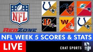 NFL Week 5 RedZone Live Streaming Scoreboard, Highlights, Scores, Stats, News & Analysis