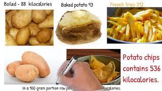 Potato - Health benefits and composition, potatoes calories, toxicity.  how different can potato be.