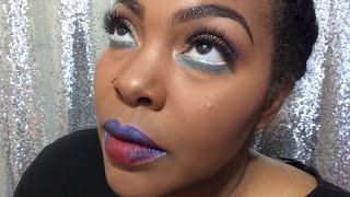 Summer Affordable Drugstore Makeup: 4th of July Full Face Tutorial Supa Natural