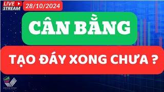 Nhận Định Thị Trường 28/10 |Cân bằng - Đã tạo đáy chưa ?