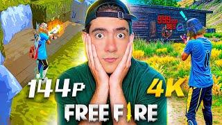 JUGUE FREE FIRE con LOS GRAFICOS MAS BAJOS QUE EXISTEN !! | TheDonato