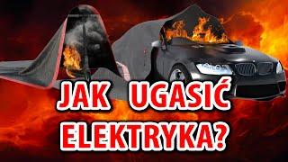 Gaszenie samochodu elektrycznego czy hulajnogi... -  Płachty i koce gaśnicze