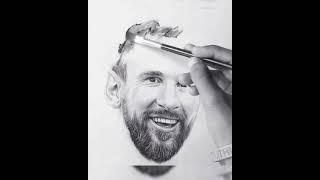 Lionel Messi sketch drawing