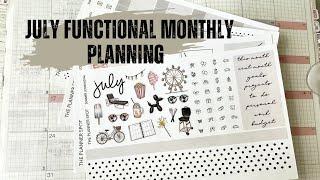 HOBONICHI COUSIN || July monthly || Functional Plan with me