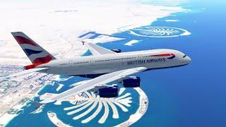 Infinite Flight Simulator - Dubai(DXB) to London(LHR) Full Flight | Airbus A380